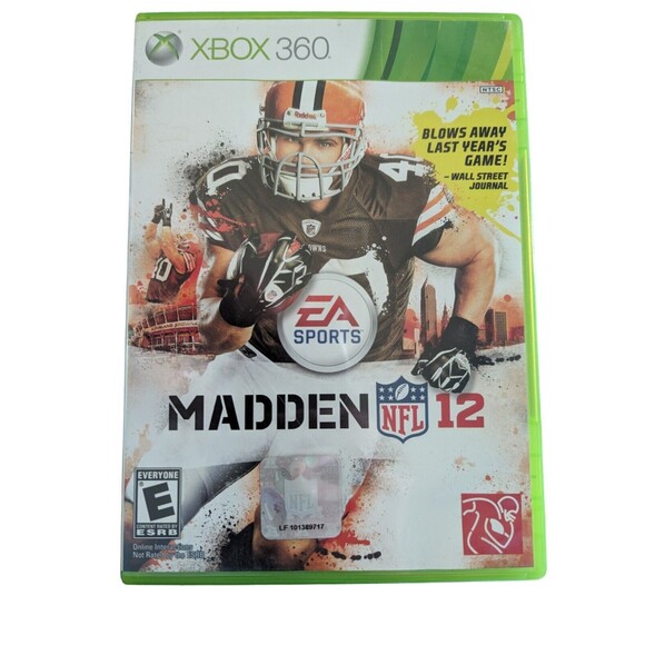 Madden NFL 12 Microsoft Xbox 360 2011 Dolby Digital 1-4 Players Leaderboards - Picture 1 of 4